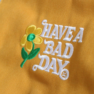Have A Bad Day Embroidered Organic Mini Rucksack