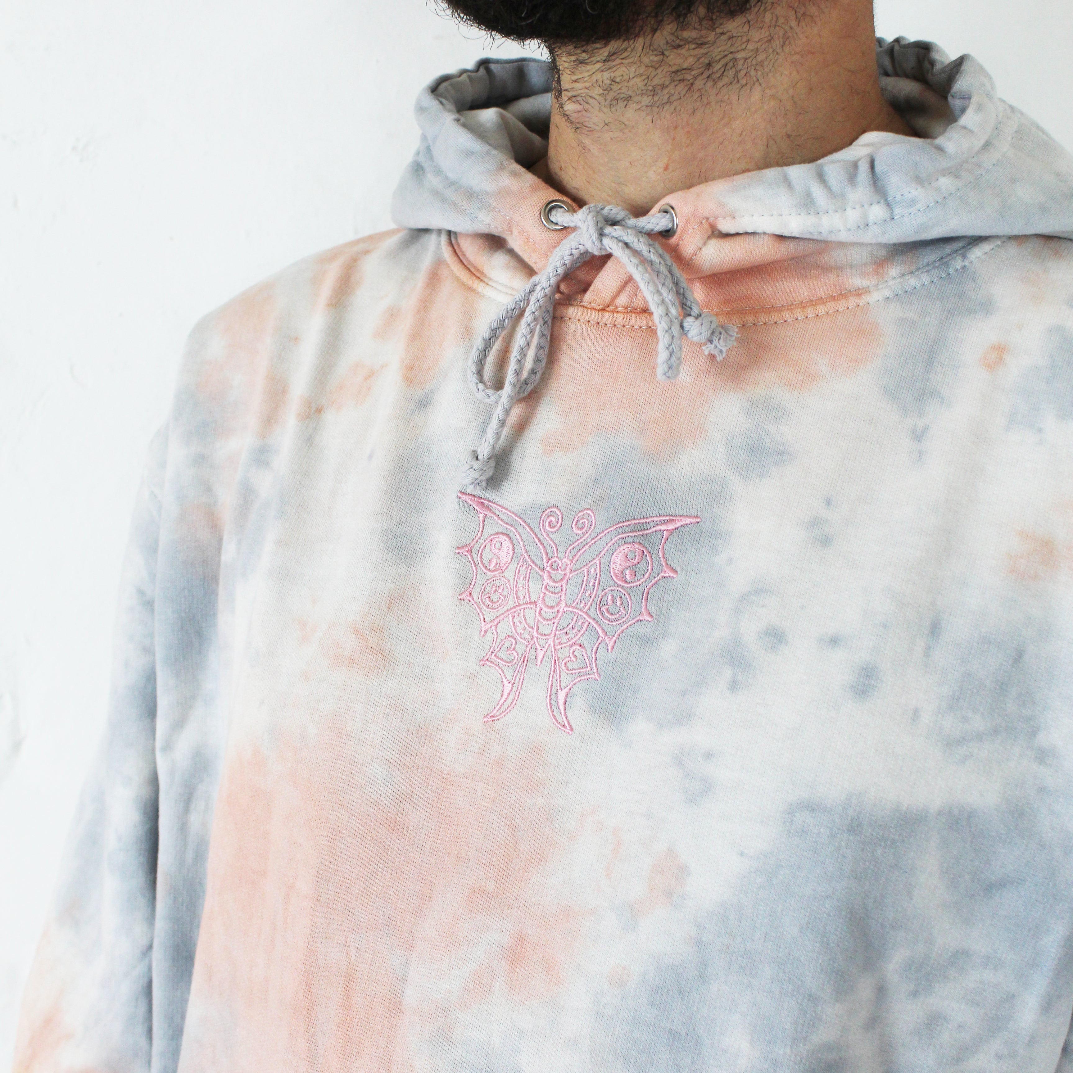 Light tie outlet dye hoodie