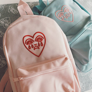 Crying Heart Mini Backpack