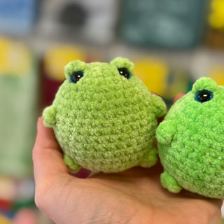 Frog, Hand Crochet