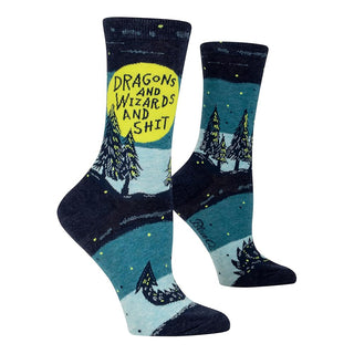 Dragons And Wizards Socks