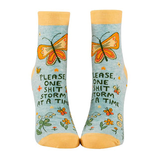 Please, One Sh*tstorm At A Time Socks