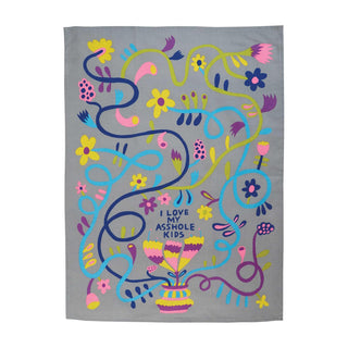 I Love My Asshole Kids Dish Towel