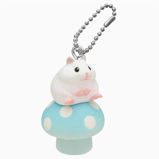 Hamster On Mushroom Keyring Blind Box