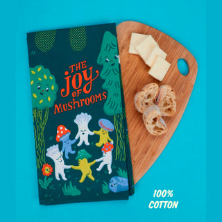 The Joy of Mushrooms Tea Towel