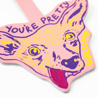 You're Pretty (Awesome) Key Fob, Pink