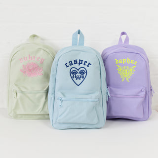 custom mini backpacks Back To School Personalised Custom Name Mini Backpack Embroidered Kids – Cousins Collective