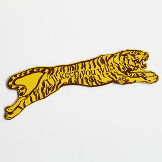 Tiger Bookmark, Yellow
