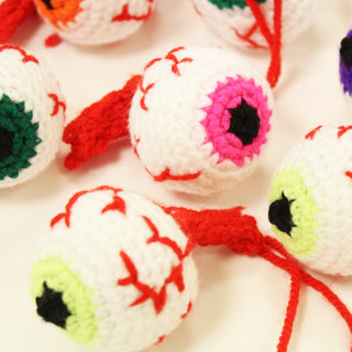 Eyeballs, Hand Crocheted