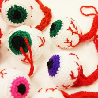 Eyeballs, Hand Crocheted