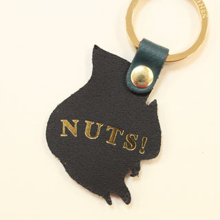 Squirrel Key Fob, Dark Turquoise