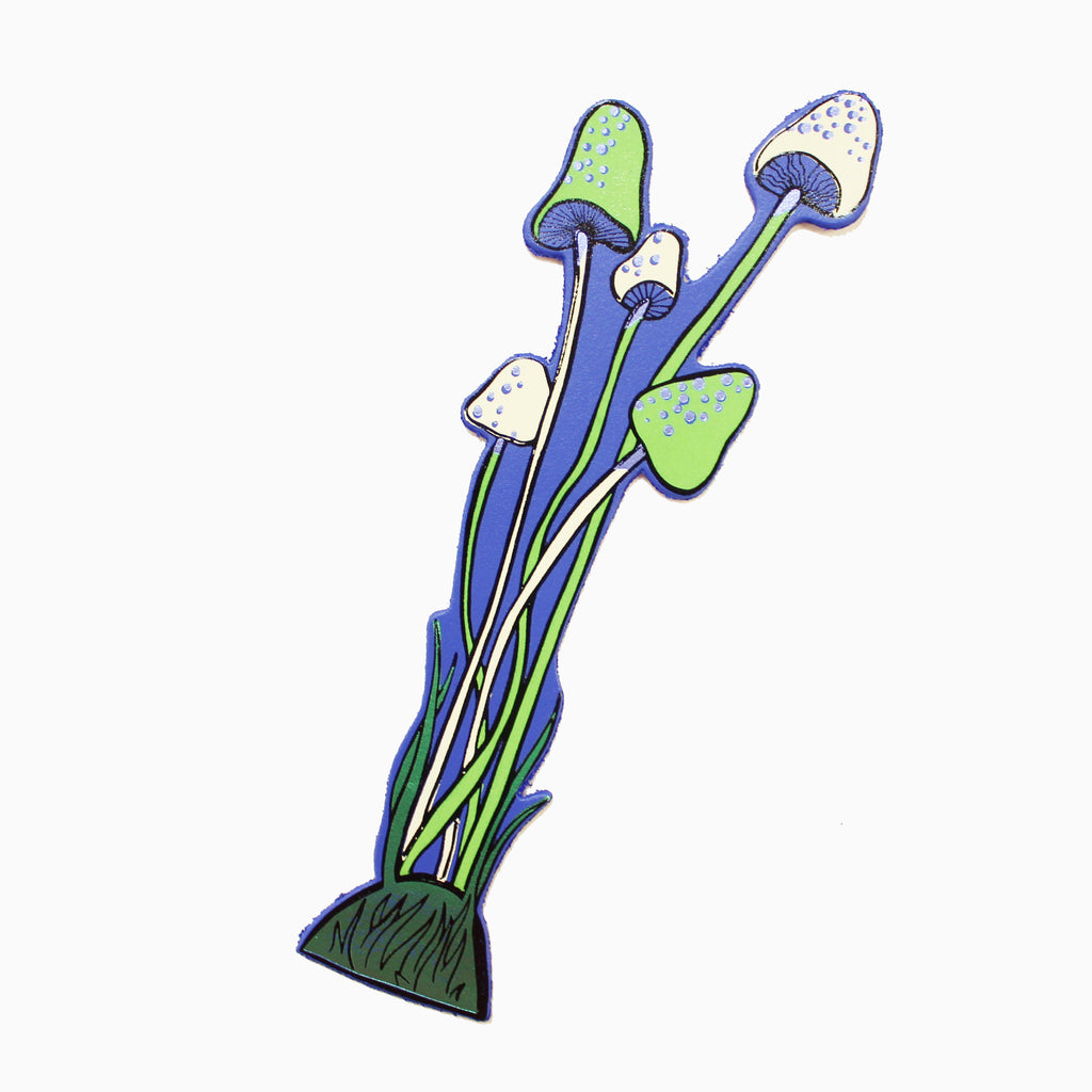 Ark Colour Design Magic Mushroom Bookmark Royal Blue Leather – Cousins ...