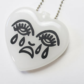 Crying Heart Coin Pouch. Translucent