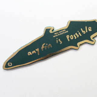 Fish Bookmark, Dark Green