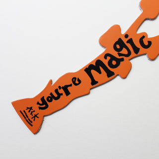 Mushroom Bookmark, Orange