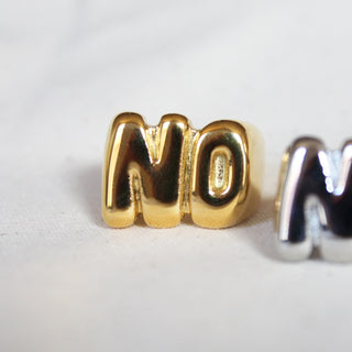 Anti-People Pleaser Ring, Gold