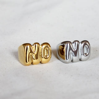 Anti-People Pleaser Ring, Silver