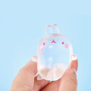 Molang Clear Mochi Squishy Fidget Toy