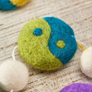 Felt Yin Yang Garland