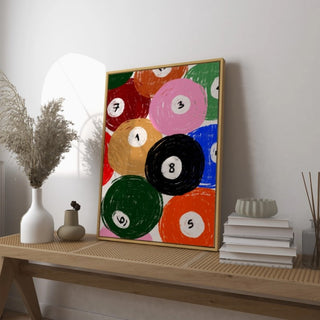 Pool Balls Print