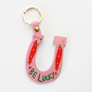 Be Lucky Key Fob, Pink