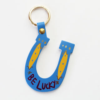 Be Lucky Key Fob, Blue