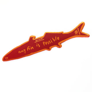 Fish Bookmark, Dark Red