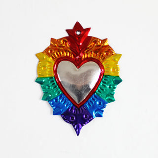 Rainbow Heart Wall Charm