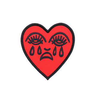 Crying Heart Patch, Red