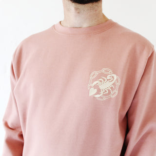 Scorpion Chain Embroidered Sweater
