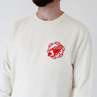 Scorpion Chain Embroidered Sweater