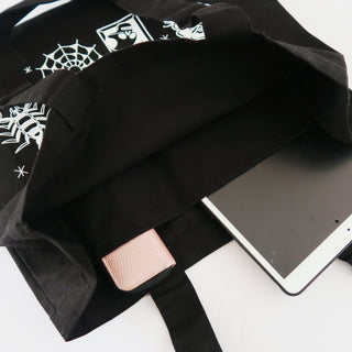 Tattoo Flash Pocket Tote Bag